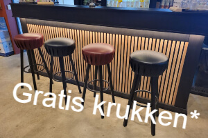 gratis barkruk actie